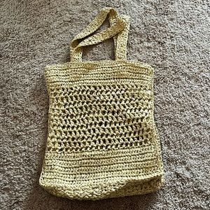 Old Navy Straw-Like Beach Bag